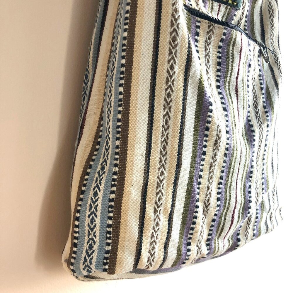 Earth Divas Reversible Boho Embroidered Hobo Bag - Picture 6 of 15